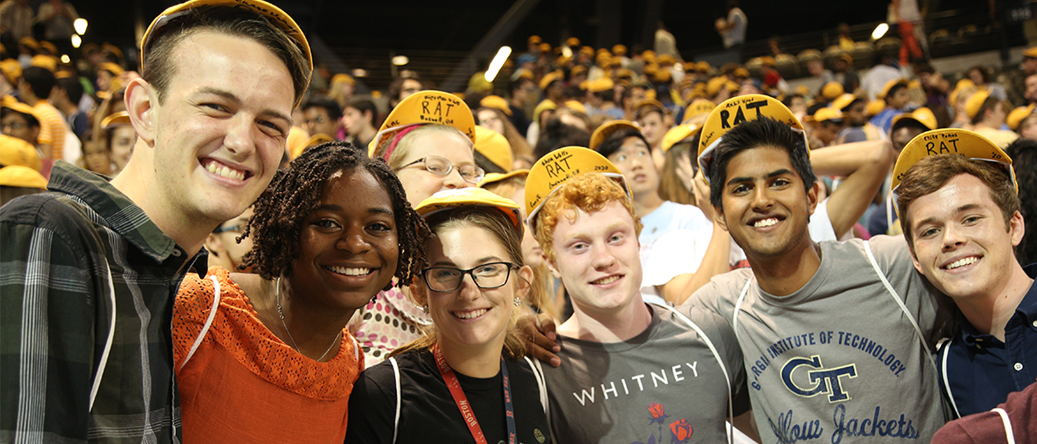 smiling students