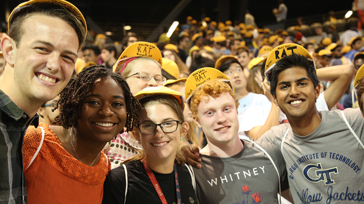smiling students