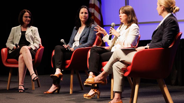 Beril Toktay, Joanne Mello (Southern Company Gas), Jennifer Winn (Georgia Power), and Jennifer Chirico discuss the role of utilities in climate action.