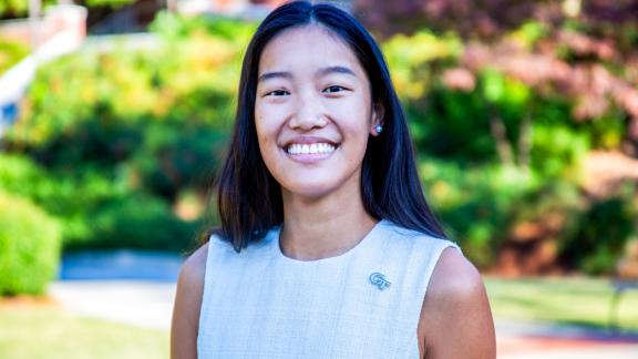 Lianna Homrich, fourth-year biology major