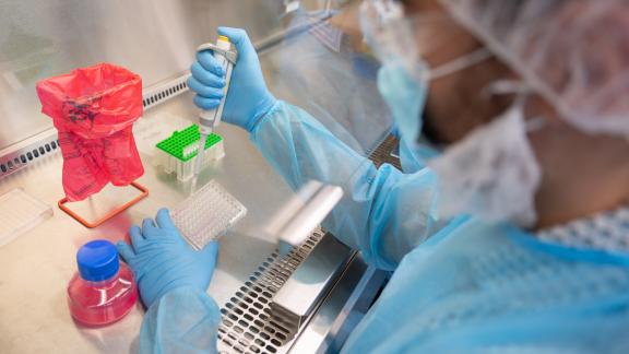 Researcher in Lab