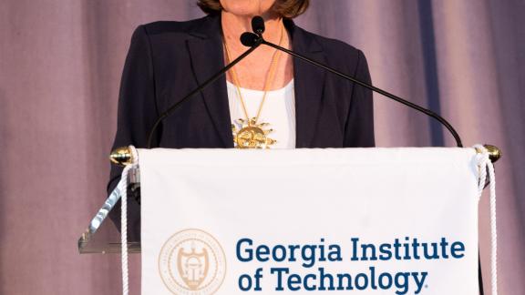 CNN's Christiane Amanpour received the 2023 Ivan Allen Jr. Prize for Social Courage.