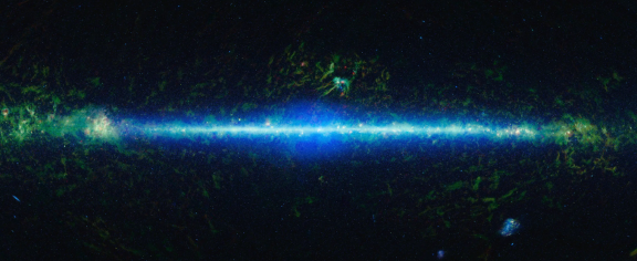  WISE, NEOWISE’s predecessor mission, imaged the entire sky in the mid-infrared range. NASA/JPL/Caltech/UCLA