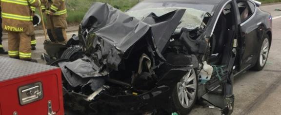 Tesla crashes are only the most glaring of AI failures. South Jordan Police Department via APPEAR
