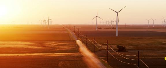 Wind power near Dodge City, Kan. Halbergman/iStock/Getty Images Plus