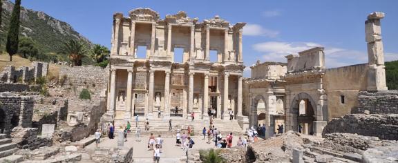  The Library of Celsus was a famous landmark in its time – and today. Myrsini Mamoli