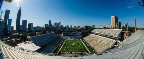 Bobby Dodd Stadium at Hyundai Field. Photo by Danny Karnik.