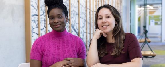 Sherilyn Francis and Rachel Baker-Ramos