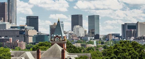 Tech Tower in Atlanta Skyline