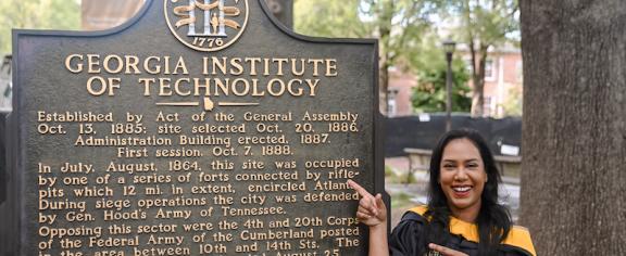 Karina Islam is graduating in Fall 2025 with an MS degree in computer science from Georgia Tech.
