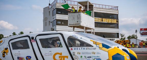 Georgia Tech Solar Racing vehicle