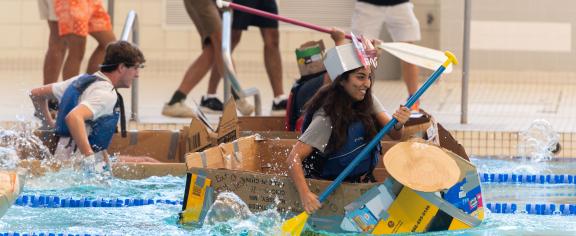 Cardboard Boat Race