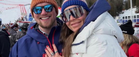 Connor Watkins and Breezy Johnson