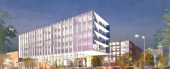Proposed rendering of new Aerospace Engineering Building