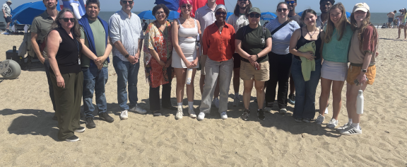 Class members spent the first day on the beach at Tybee Island learning how beach nourishment and dune restoration are helping preserve one of the most popular beaches in the southeast.