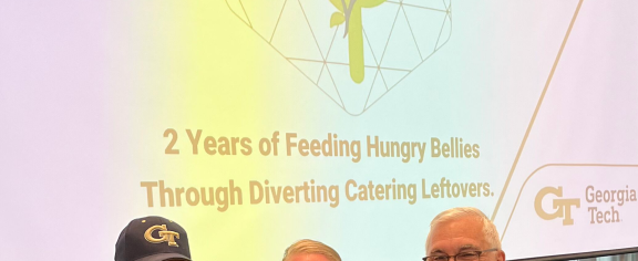Image of Green Forks co-founders at the two-year anniversary.
