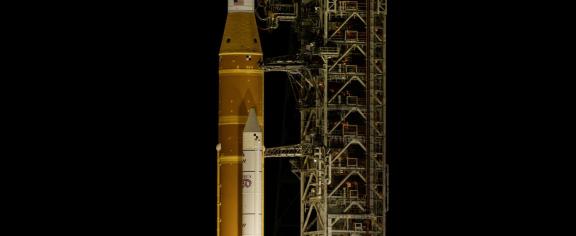 Artemis II on Launch Pad