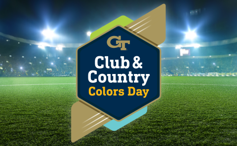 Club and country colors graphic