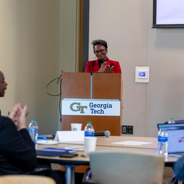 Dietra Trent — executive director of White House Initiatives on Advancing Educational Equity, Excellence, and Economic Opportunity through HBCUs — gave the morning keynote on day one. 
