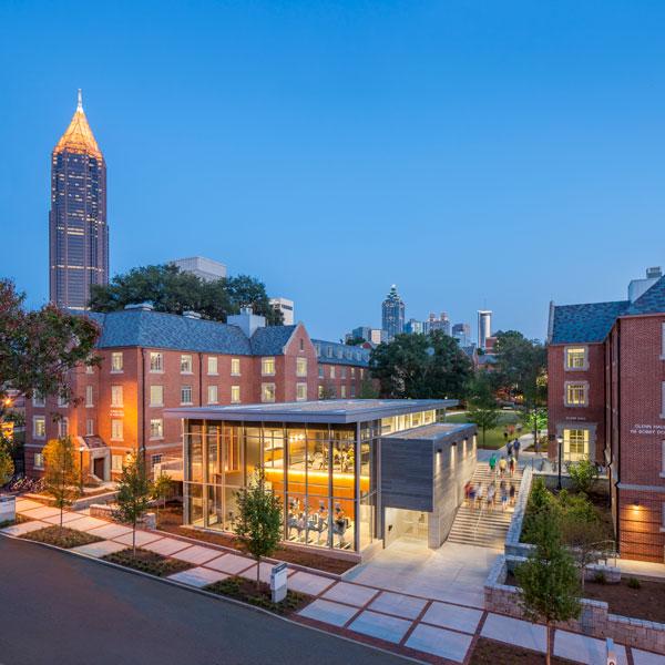 Overlooking the GT Dorms