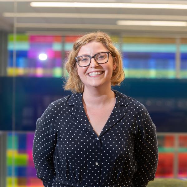 As university archivist, Alex McGee is eager to serve as a resource for anything related to Georgia Tech’s history. (Photo by Allison Carter)