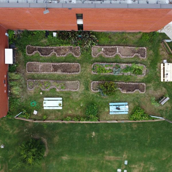 The Community Garden prior to its expansion.&nbsp;
